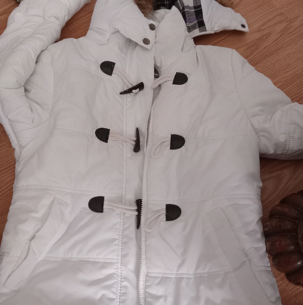 Withe teenagers jacket